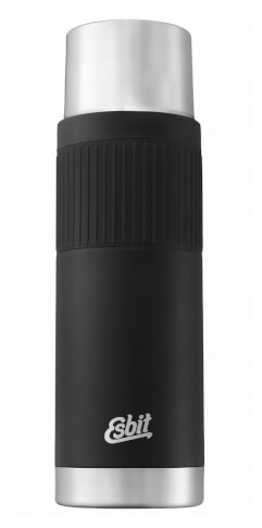 Termos turystyczny Sculptor Vacuum Flask wSleeve 1 l Black Esbit