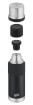 Termos turystyczny Sculptor Vacuum Flask wSleeve 1 l Black Esbit