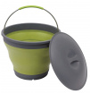 Składane wiaderko z pokrywką Collaps Bucket lime green Outwell