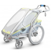 Przyczepka rowerowa dla dziecka Thule Chariot Sport 1 zielono - niebieska