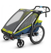 Przyczepka rowerowa dla dziecka Thule Chariot Sport 2 zielono niebieska