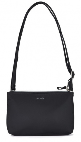 Torebka damska antykradzieżowa Stylesafe double zip crossbody Black Pacsafe