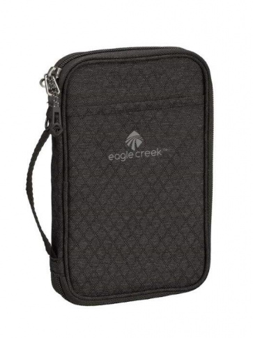 Porfel antykradzieżowy RFID Travel Zip Organizer Black Eagle Creek