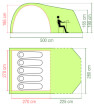Namiot turystyczny dla 5 osób Trailblazer 5 Plus Coleman 