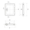 Drzwiczki serwisowe do toalety turystycznej SK4 700x405 Dometic