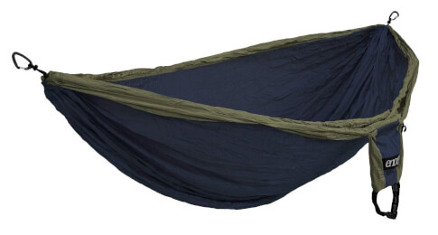 Szeroki hamak turystyczny Double Deluxe Navy/Olive ENO