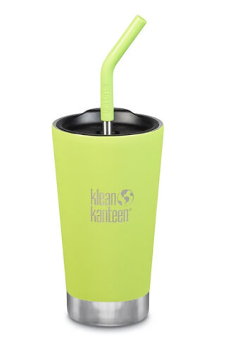 Kubek ze słomką  Tumbler Vacuum Insulated Juicy Pear (matt) Klean Kanteen