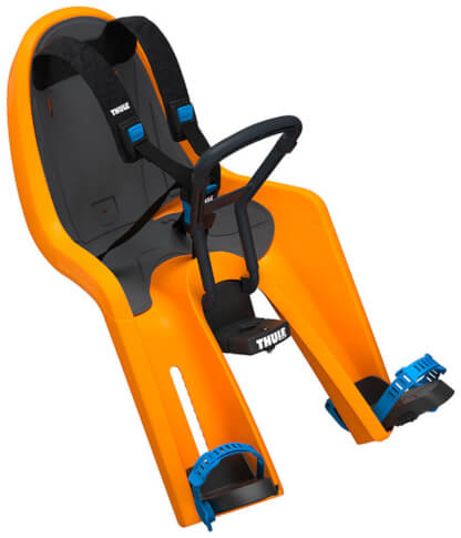 Przedni fotelik rowerowy THULE RideAlong Mini pomarańczowy