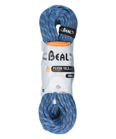 Lina dynamiczna Flyer 10,2 mm x 50 m Dry Cover Blue Beal