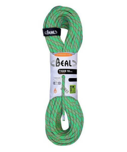 Lina dynamiczna Tiger Unicore 10 mm x 70 m Dry Cover Green Beal