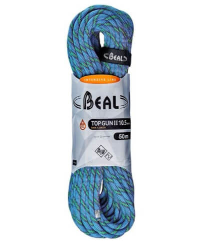 Lina dynamiczna Top Gun Unicore 10,5 mm x 50 m Dry Cover Blue Beal