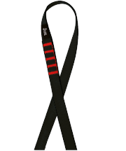 Pętla zszywana 50 cm x 18 mm taśma płaska Black Beal