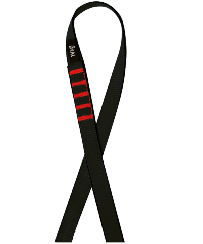 Pętla zszywana 50 cm x 18 mm taśma płaska Black Beal