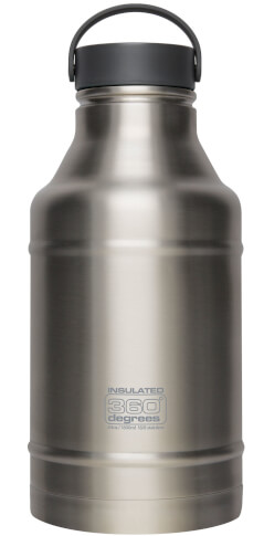 Butelka termiczna Vacuum Insulated Growler 360 Degrees srebrna