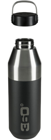 Butelka termiczna Vacuum Insulated Stainless Narrow Mouth Bottle 0,75l 360 Degrees czarna