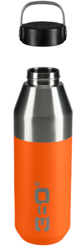 Butelka termiczna Vacuum Insulated Stainless Narrow Mouth Bottle 0,75l 360 Degrees pomarańczowa