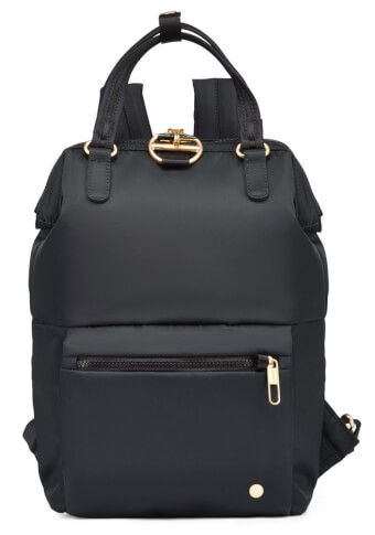 Damski plecak antykradzieżowy Citysafe CX mini backpack Black Pacsafe