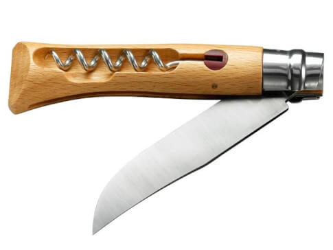 Nóż turystyczny z korkociągiem Inox Corkscrew No 10 Opinel