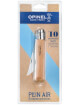 Nóż turystyczny składany Inox natural  blister No 10 Opinel