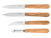 Zestaw noży kuchennych Essentials Olivewood Box Set Opinel