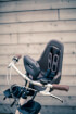 Fotelik rowerowy przedni ONE Mini Urban Grey Bobike