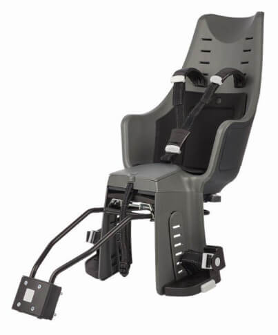 Fotelik rowerowy exclusive Maxi 1P& E BD Urban Grey Bobike