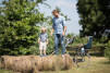 Fotelik rowerowy exclusive Maxi E-BD Denim Deluxe Bobike