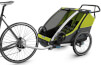 Przyczepka rowerowa dla dzieci Thule Cab 2 oliwkowa / szara