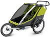 Przyczepka rowerowa dla dzieci Thule Cab 2 oliwkowa / szara