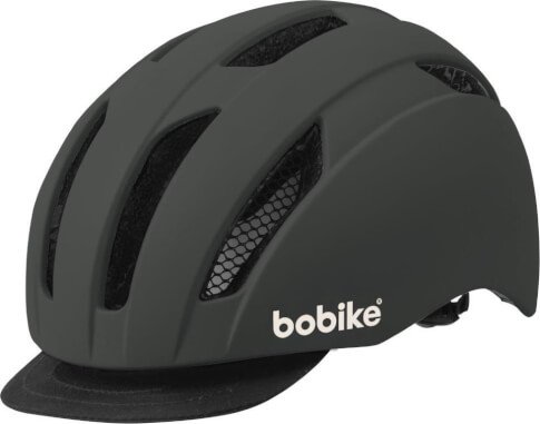 Kask rowerowy dziecięcy City Grey Bobike