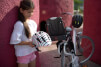Kask rowerowy dziecięcy Kids Plus Pinky Zebra Bobike