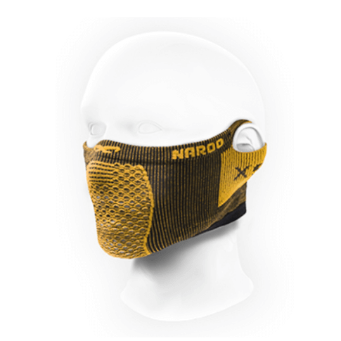 Sportowa maseczka Mask X5s black yellow Naroo