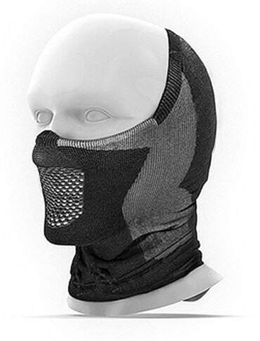 Maska uniwersalna Mask X5H black Half Balaclava Naroo