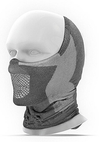 Maska uniwersalna Mask X5H grey Half Balaclava Naroo