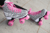 Wrotki do jazdy figurowej Animalier black white pink Fila Skates