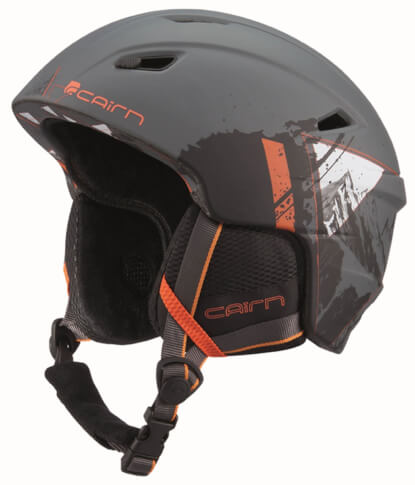 Klasyczny kask narciarski Profil 137 Cairn czarny czerwony