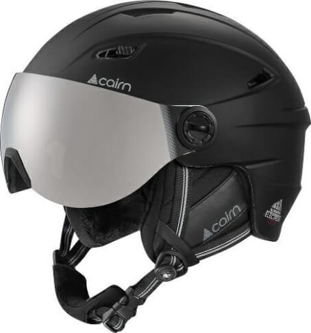 Dziecięcy kask narciarski z szybą Electron Visor J CAT3 02 Cairn czarny