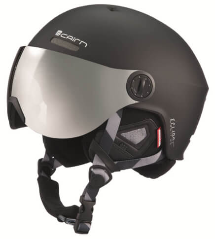 Kask narciarski ratowniczy z szybą Eclipse Rescue 02 Cairn czarny