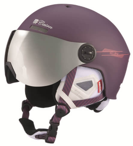 Kask narciarski ratowniczy z szybą Eclipse Rescue 23 Cairn fioletowy