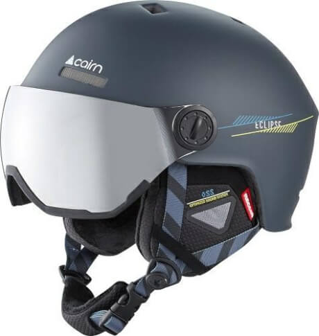 Kask narciarski ratowniczy z szybą Eclipse Rescue 85 Cairn granatowy