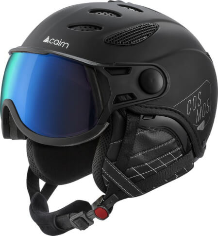Profesjonalny kask narciarski z szybą Cosmos Evolight NXT 02 Black Leather Cairn