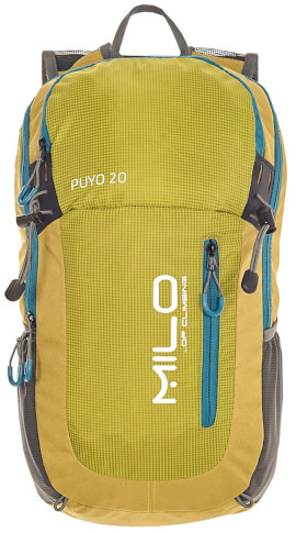 Plecak trekkingowy Puyo 20 lime green ocean blue Milo