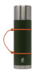 Termos turystyczny D7 670ml army green Mizu