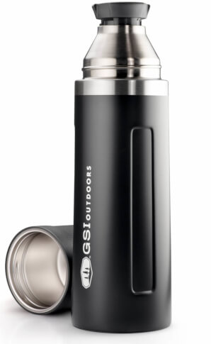 Termos ze stali nierdzewnej 1 litr Glacier Stainless Vacuum Bottle GSI outdoors Black