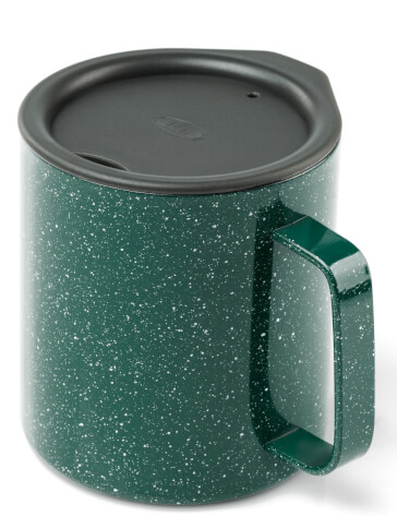 Kubek z przykrywką Glacier Stainless Camp Cup 444 ml GSI Outdoors zielony