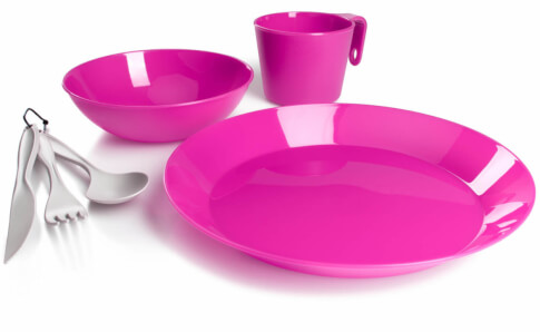 Zestaw turystyczny dla 1 osoby Cascadian 1 Person Table Set Magenta GSI Outdoors