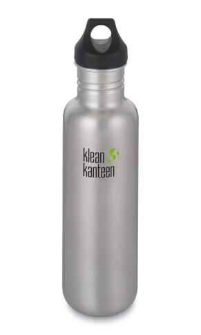 Butelka turystyczna Classic mit Loop Cap Brushed Stainless 800ml Klean Kanteen 