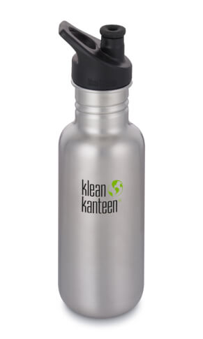 Butelka turystyczna Classic mit Sport Cap 3.0 Brushed Stainless 532ml Klean Kanteen 