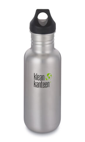 Butelka turystyczna Classic mit Loop Cap Brushed Stainless 532ml Klean Kanteen 