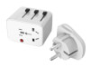 Adapter podróżny World to US Travel Adaptor with USB Lifeventure